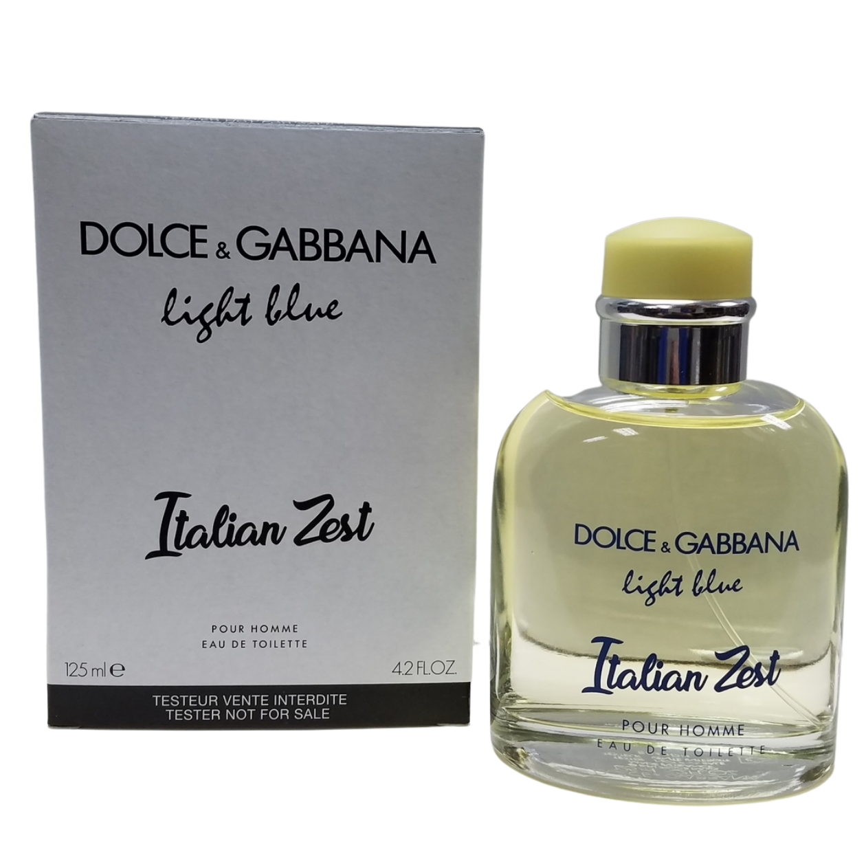 D g light blue top italian zest pour homme