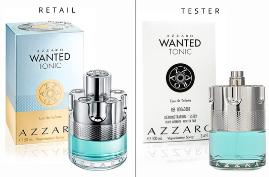 What are Retail and Testers in perfume