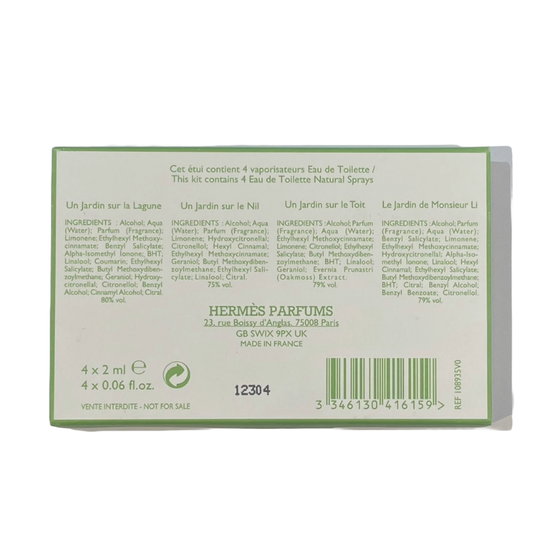 Hermes Collection Parfums JARDINS KITs