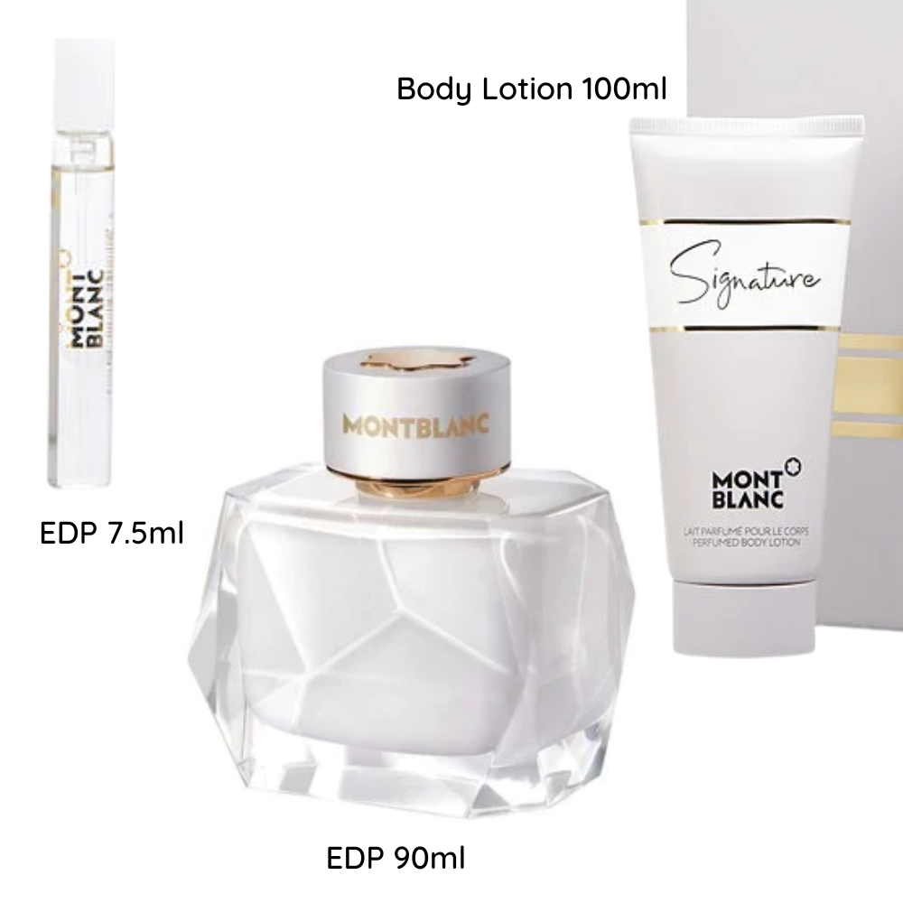 Mont Blanc Signature GiftSet (EDP)+Body Lotion