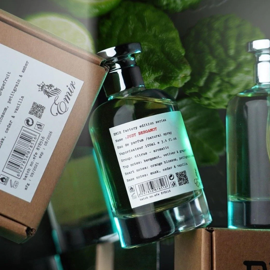 Sample /Decant Just Bergamot Emir Factory Edition