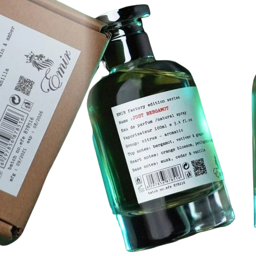 Sample /Decant Just Bergamot Emir Factory Edition
